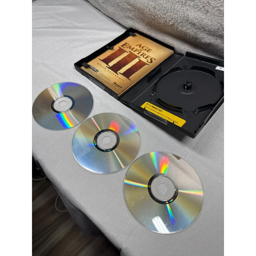 Microsoft Age of Empires III PC Game Multi-Disc RTS Strategy Historical Classic